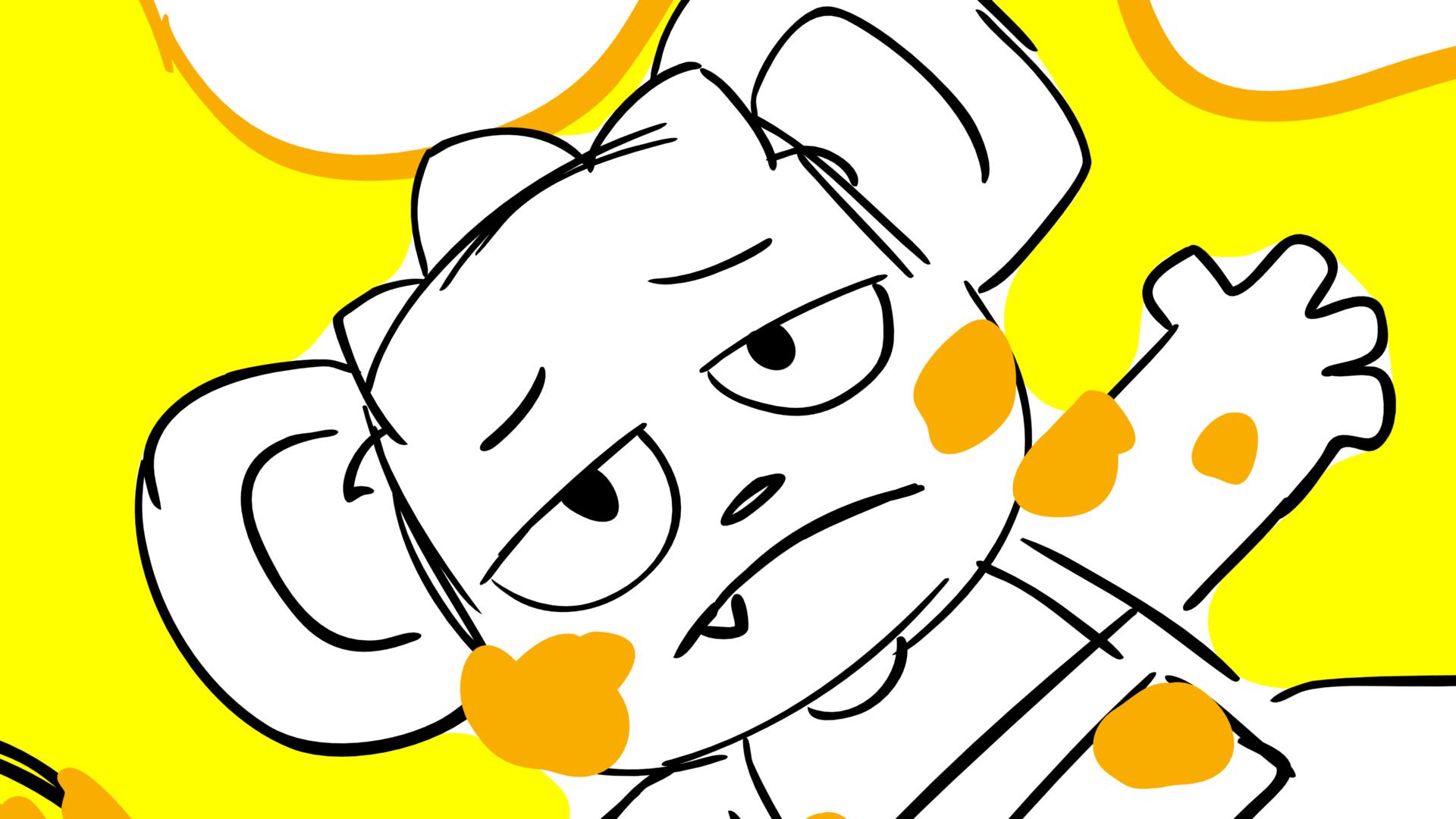 Fun with Nubs — Ep. 112, lámina 135, storyboard by Melissa Ballesteros